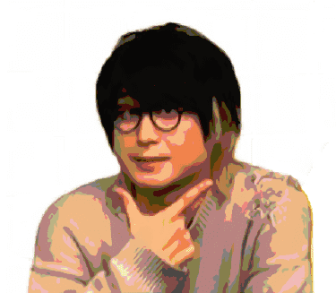 「一之瀬昴の表名義である笠間淳」の顔イラスト