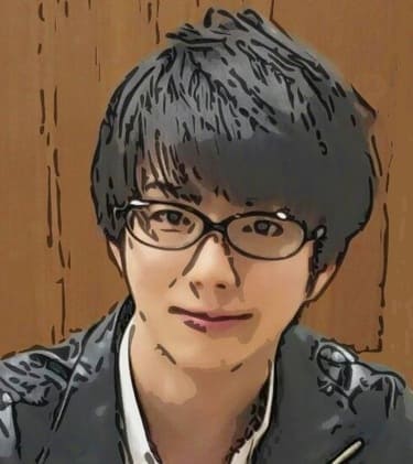 「主水Ashの表名義である髙坂篤志」の顔イラスト