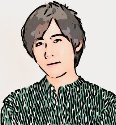 「黒井勇の表名義である白井悠介」の顔イラスト