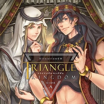 「TRIANGLE KINGDOM SIDE:A」の表紙イラスト